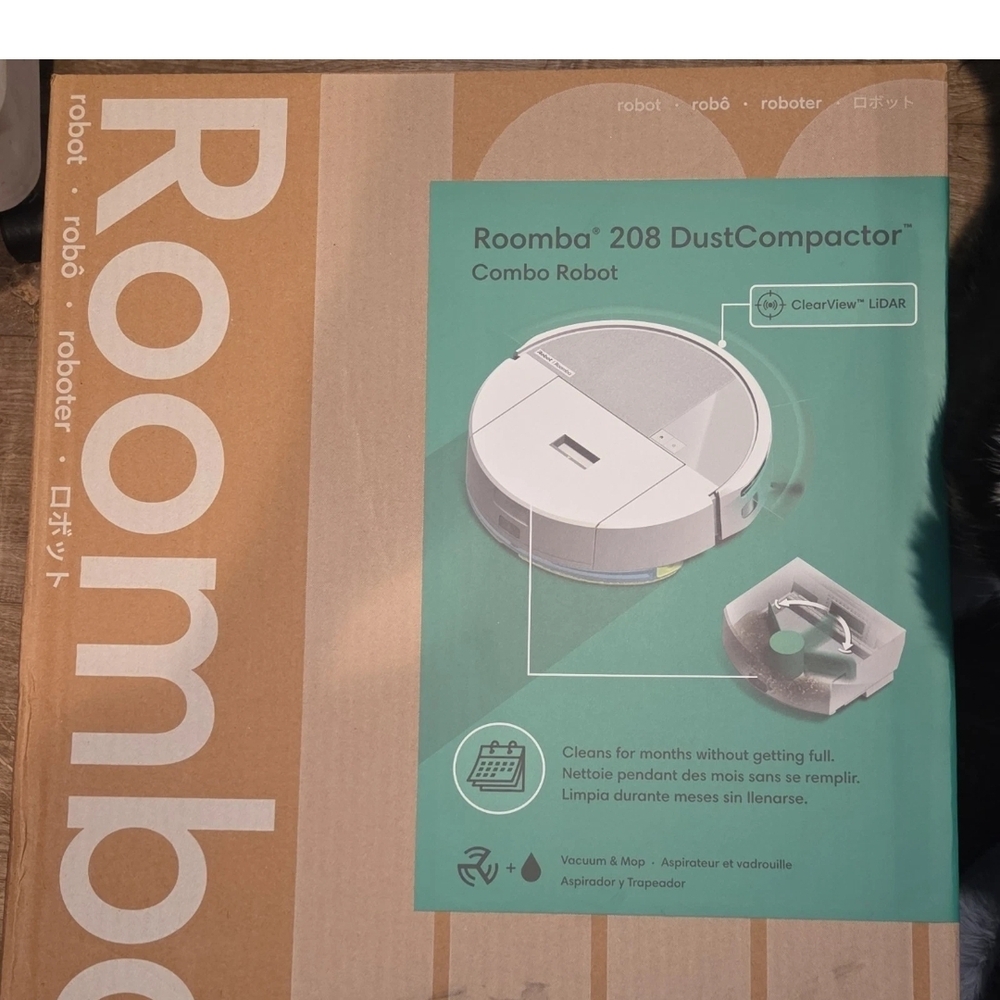 iRobot Roomba 208 DustCompactor Combo Robot
